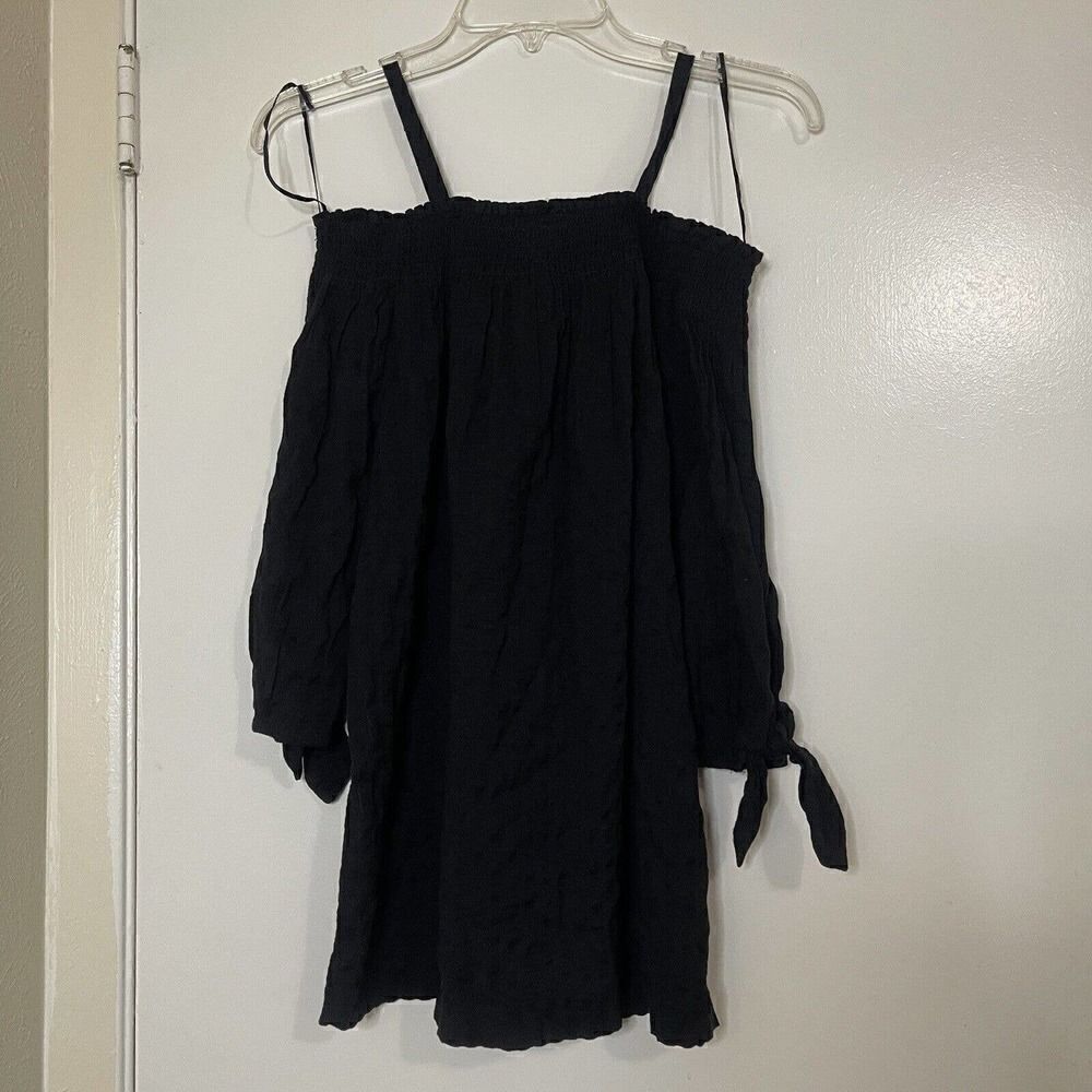 NWOT CASLON long sleeve cold shoulder cotton tunic top size Small - Picture 5 of 5